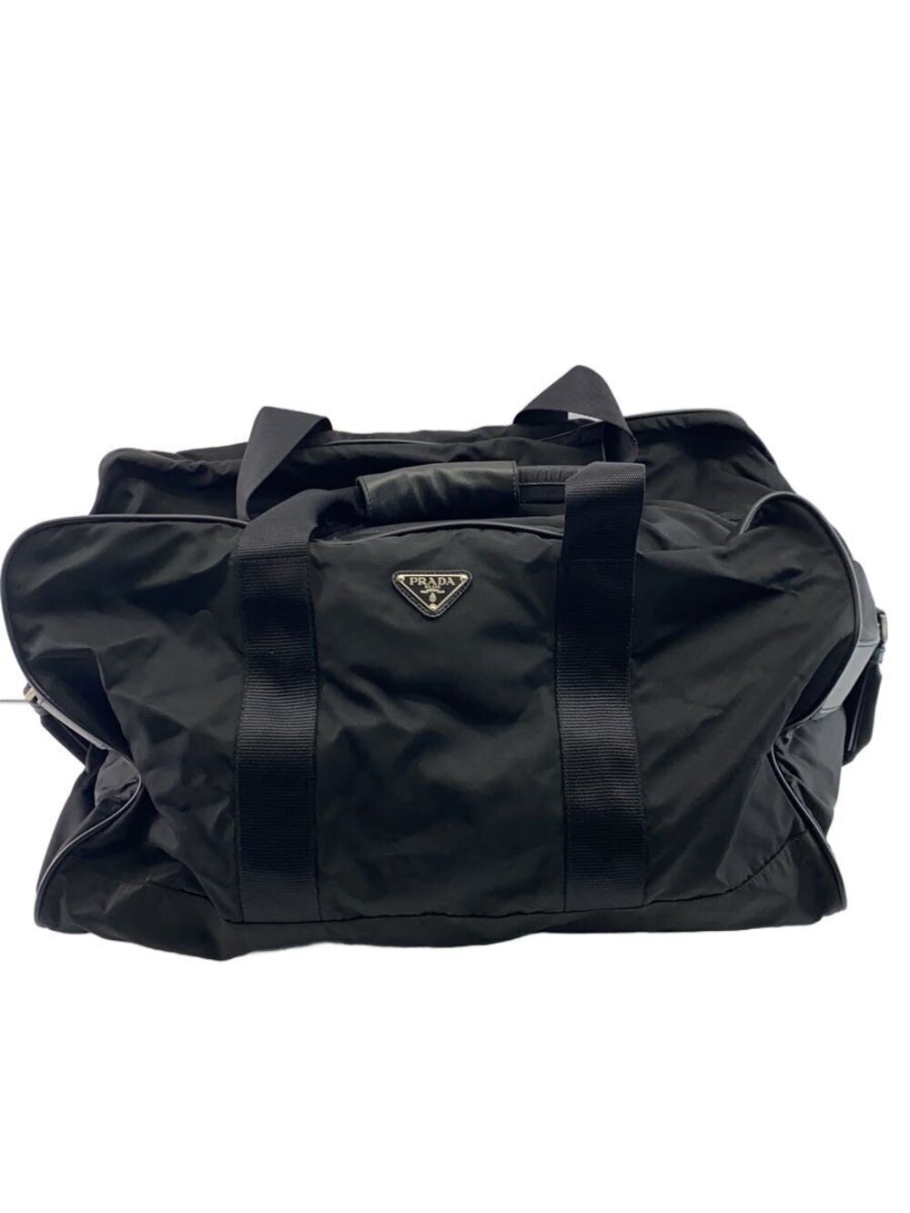 Prada Boston Travel Business Bag Black